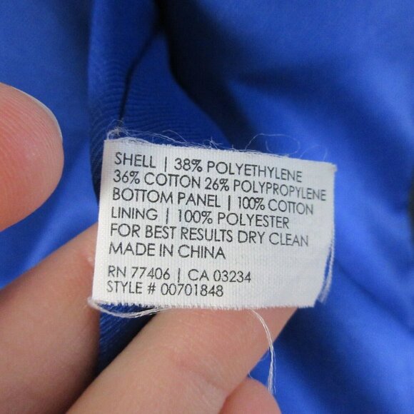 Club Monaco Tweed Blazer Jacket Women 6 Navy Old Money Office Siren Career 530 - Picture 4 of 9